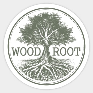 Wood Root Sticker